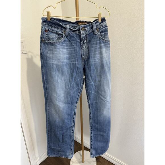 Big Star Buckle Voyager Straight Relaxed Med-Wash Mens Jeans Size 38R - Picture 1 of 6